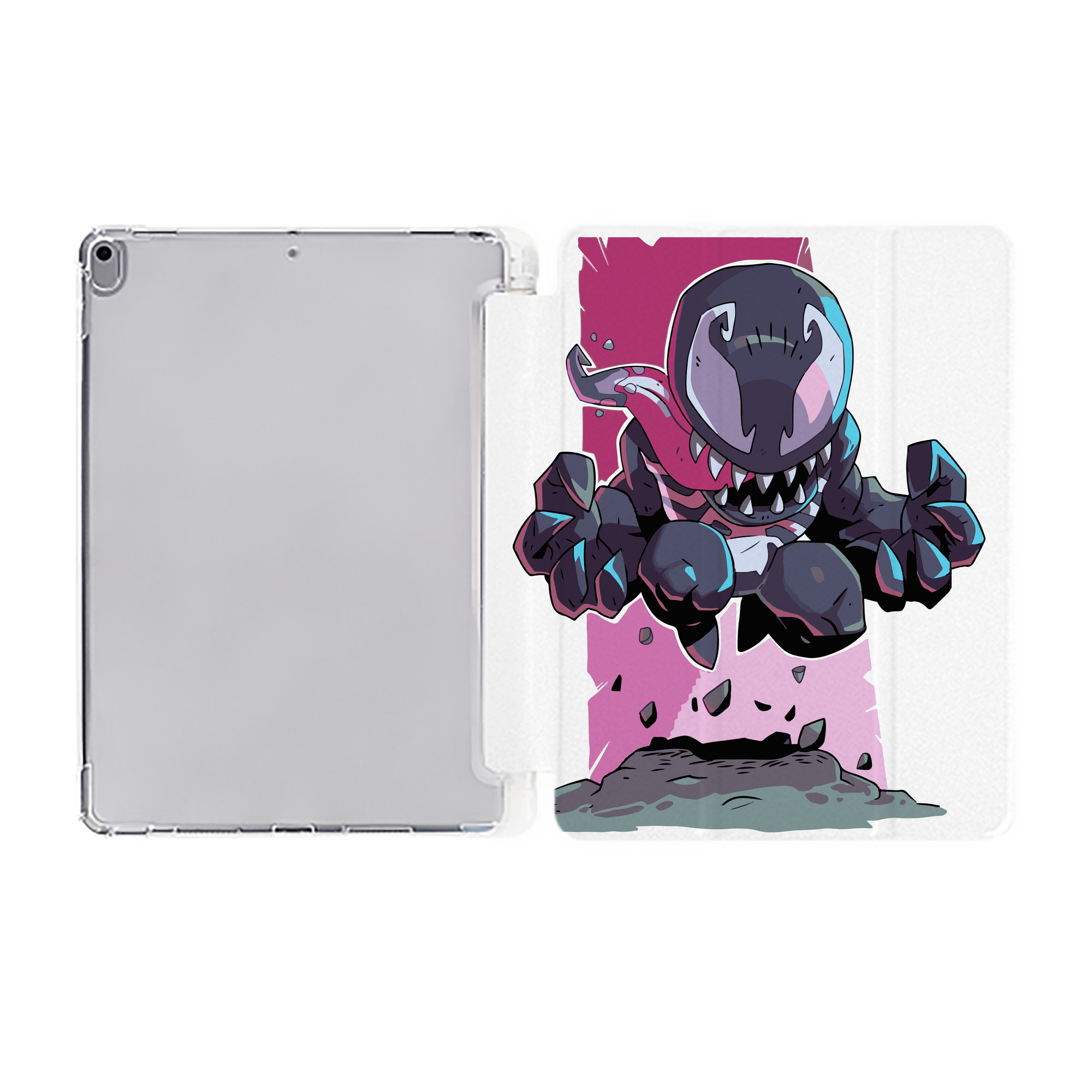 （画像用） アベンジャーズ The Avengers IPad ケース ペン収納付き 三つ折りスタンド PUレザー×シリコン 対応機種9.5/10.5/10.9インチ